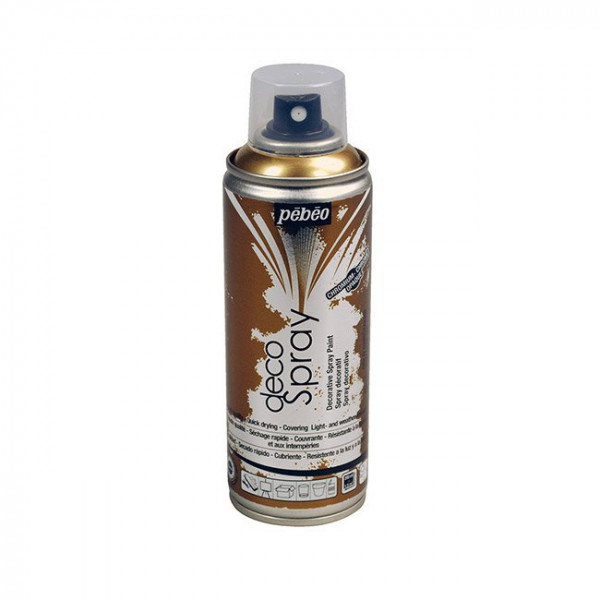 DecoSpray - Peinture en bombe - 200 ml - Chrome Or