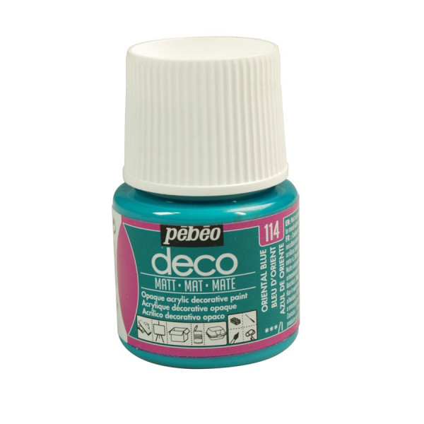 PBO déco mat - Bleu d'Orient 45 ml - couleur 114