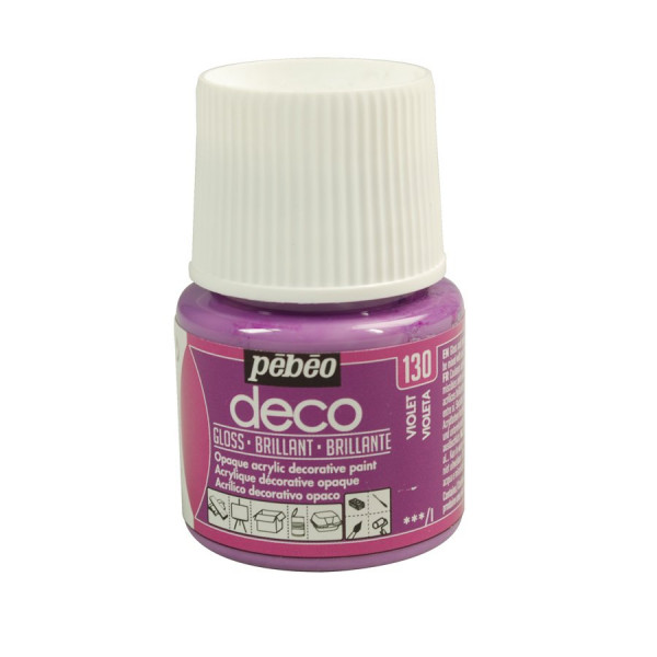 PBO déco brillant - Violet 45 ml - couleur 130