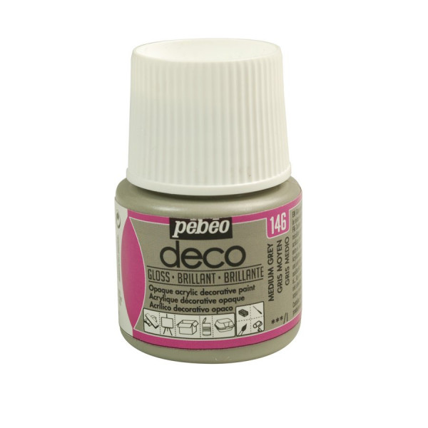 PBO déco brillant - Gris Moyen 45 ml - couleur 146