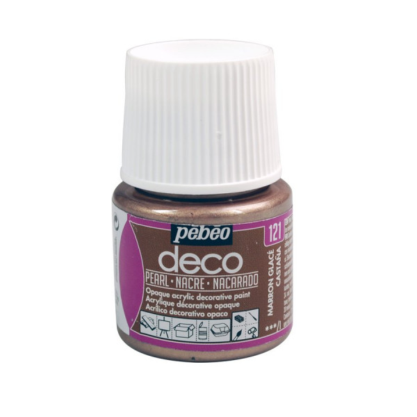 PBO déco nacré - Marron Glacé 45 ml - couleur 121