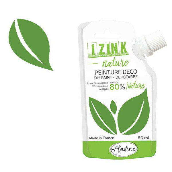 Peinture déco Izink Nature vert jungle - 80 ml