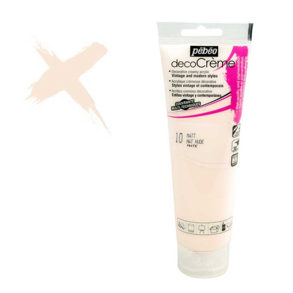 Peinture acrylique decoCrème nude - 120 ml