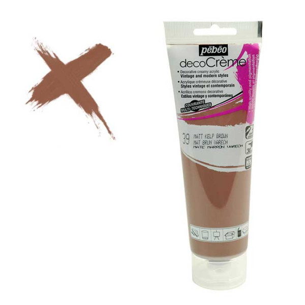 Peinture acrylique decoCrème brun varech - 120 ml