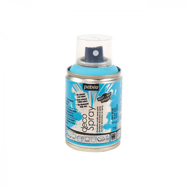 Peinture en bombe DecoSpray bleu ciel - 100 ml