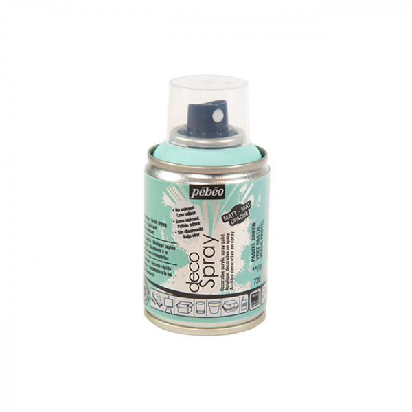 Peinture en bombe DecoSpray vert pastel - 100 ml