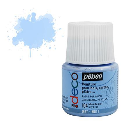 PBO déco mat - Bleu du ciel 45 ml - couleur 104