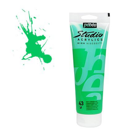 Studio acrylics HV - couleur 43 : vert de cadmium - 100 ml