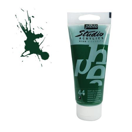 Studio acrylics HV - couleur 44 : vert de hooker - 100 ml