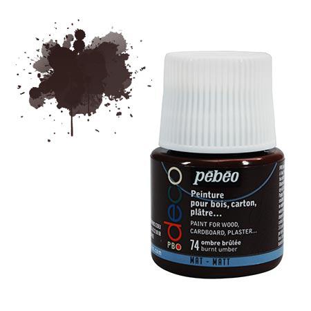 PBO déco mat - Ombre brûlée 45 ml - couleur 74