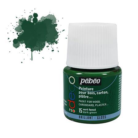 PBO déco brillant - Vert foncé 45 ml - couleur 15