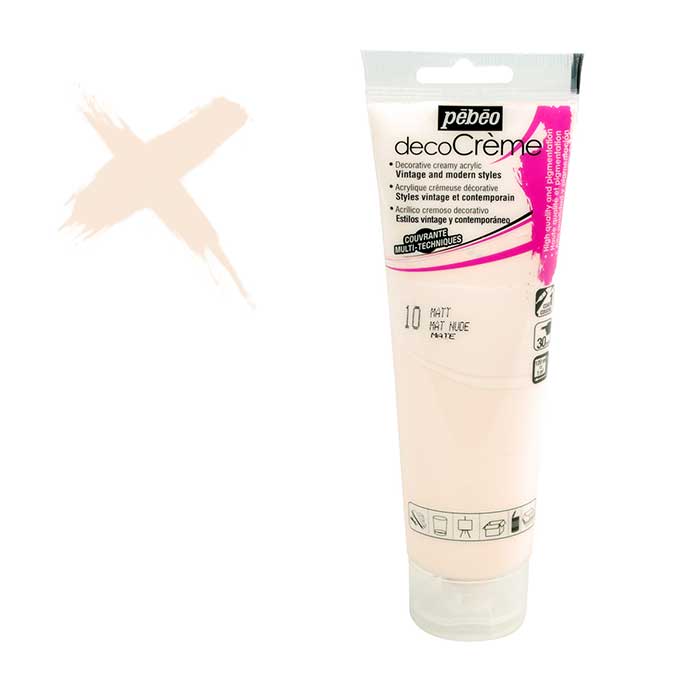 Peinture acrylique decoCrème nude - 120 ml