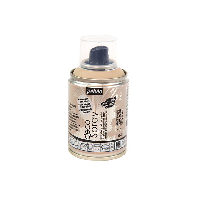 Peinture en bombe DecoSpray taupe clair - 100 ml