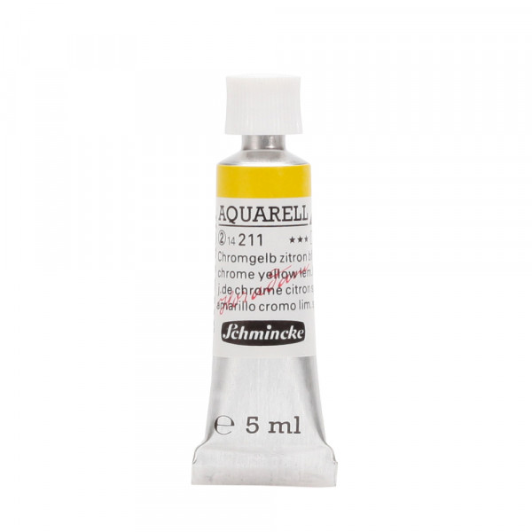 Peinture aquarelle Horadam 5 ml extra-fine 211 - Jaune de chrome citron