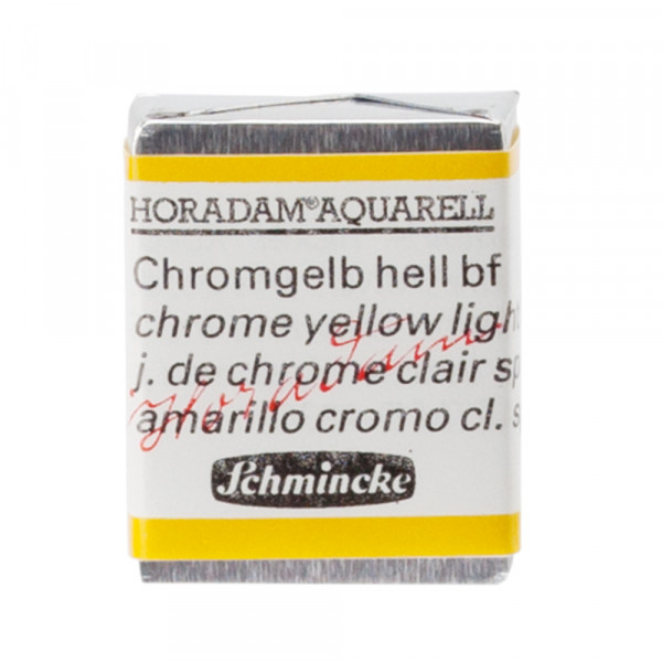 Peinture aquarelle Horadam demi-godet extra-fine 212 - Jaune de chrome clair