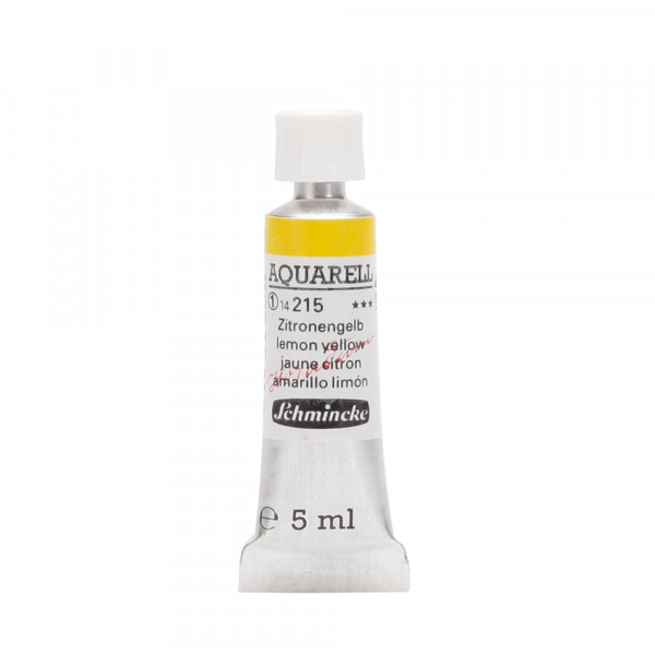 Peinture aquarelle Horadam 5 ml extra-fine 215 - Jaune citron