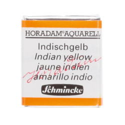 Peinture aquarelle Horadam demi-godet extra-fine 220 - Jaune indien