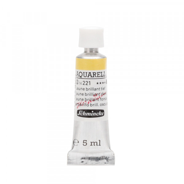 Peinture aquarelle Horadam 5 ml extra-fine 221 - Jaune brillant foncé