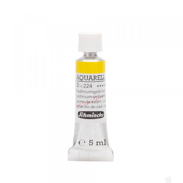 Peinture aquarelle Horadam 5 ml extra-fine 224 - Jaune de cadmium clair