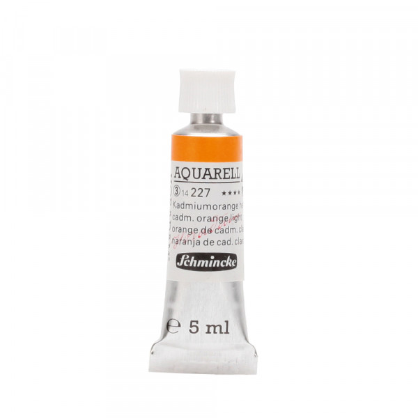 Peinture aquarelle Horadam 5 ml extra-fine 227 - Orange de cadmium clair