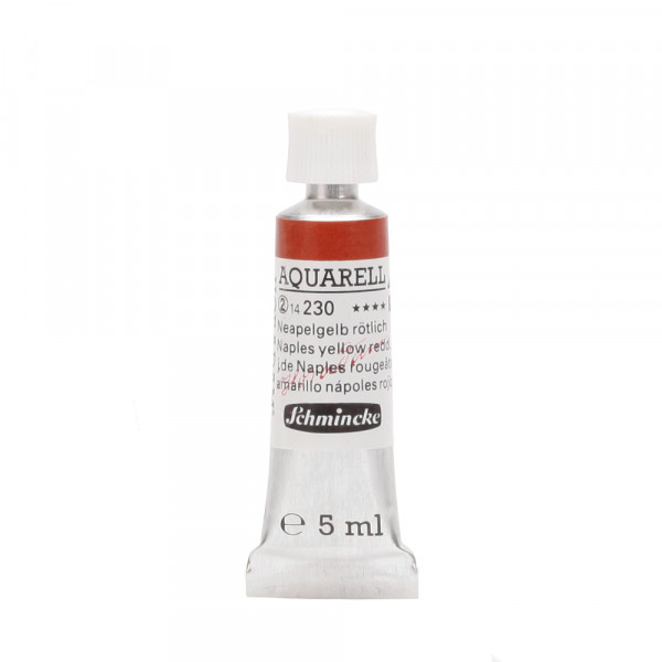 Peinture aquarelle Horadam 5 ml extra-fine 230 - Jaune de Naples rougeâtre