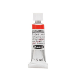 Peinture aquarelle Horadam 5 ml extra-fine 348 - Rouge de cadmium orange