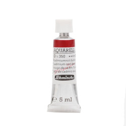 Peinture aquarelle Horadam 5 ml extra-fine 350 - Rouge de cadmium foncé