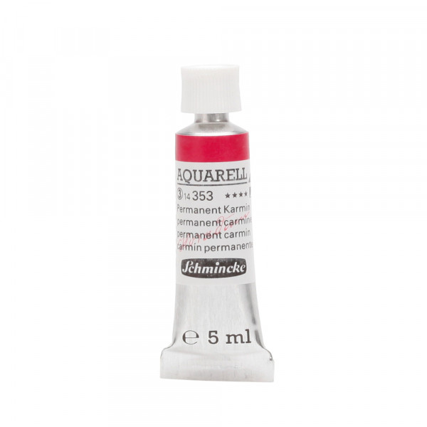 Peinture aquarelle Horadam 5 ml extra-fine 353 - Carmin permanent