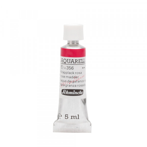 Peinture aquarelle Horadam 5 ml extra-fine 356 - Laque de garance rose