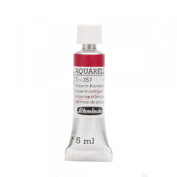 Peinture aquarelle Horadam 5 ml extra-fine 357 - Alizarine cramoisie