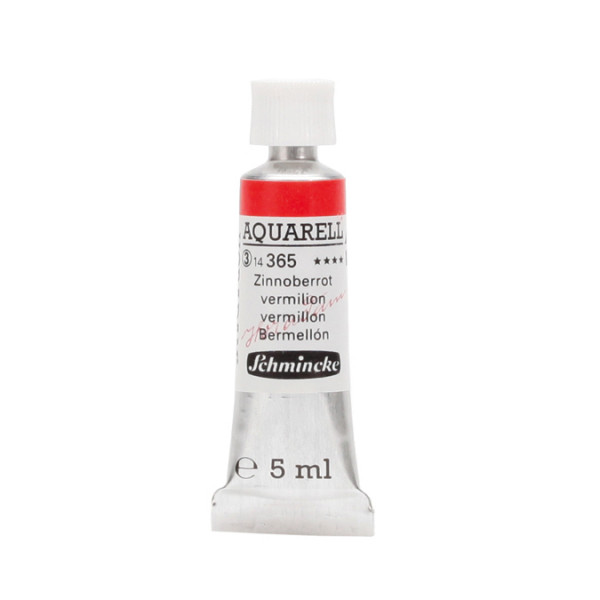 Peinture aquarelle Horadam 5 ml extra-fine 365 - Vermillon