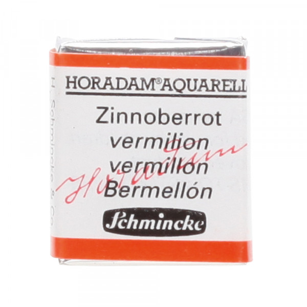 Peinture aquarelle Horadam demi-godet extra-fine 365 - Vermillon