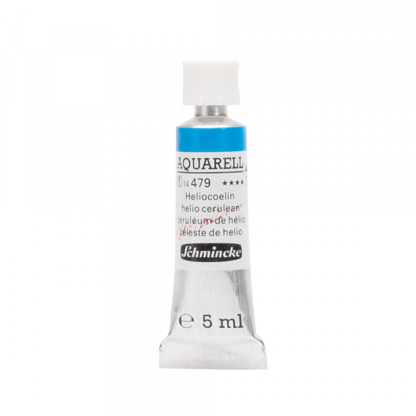 Peinture aquarelle Horadam 5 ml extra-fine 479 - Cerulem d'hélio