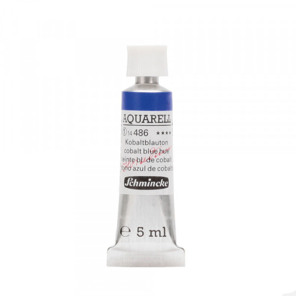 Peinture aquarelle Horadam 5 ml extra-fine 486 - Teinte bleu de cobalt