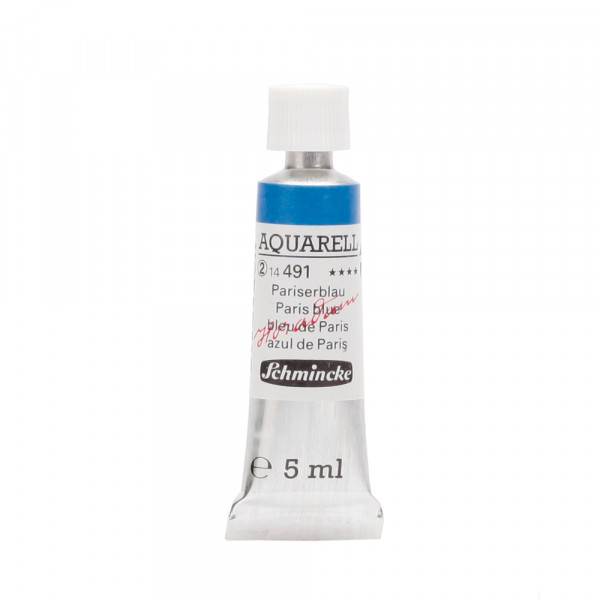 Peinture aquarelle Horadam 5 ml extra-fine 491 - Bleu de Paris