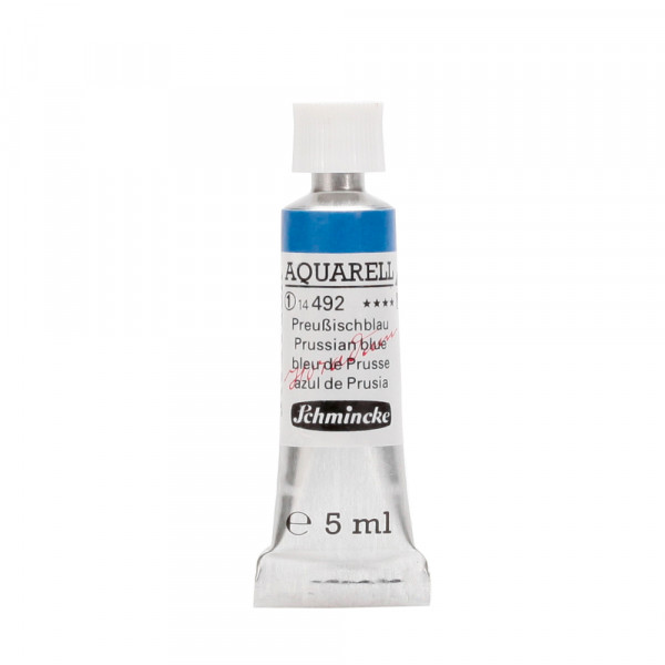 Peinture aquarelle Horadam 5 ml extra-fine 492 - Bleu de Prusse