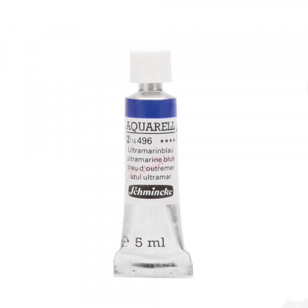 Peinture aquarelle Horadam 5 ml extra-fine 496 - Bleu d'outremer