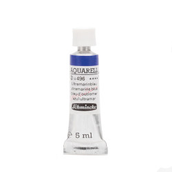 Peinture aquarelle Horadam 5 ml extra-fine 496 - Bleu d'outremer