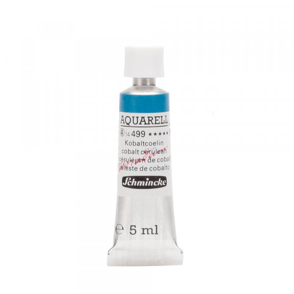 Peinture aquarelle Horadam 5 ml extra-fine 499 - Ceruleum de cobalt