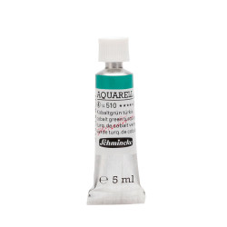 Peinture aquarelle Horadam 5 ml extra-fine 510 - Turquoise de cobalt verte