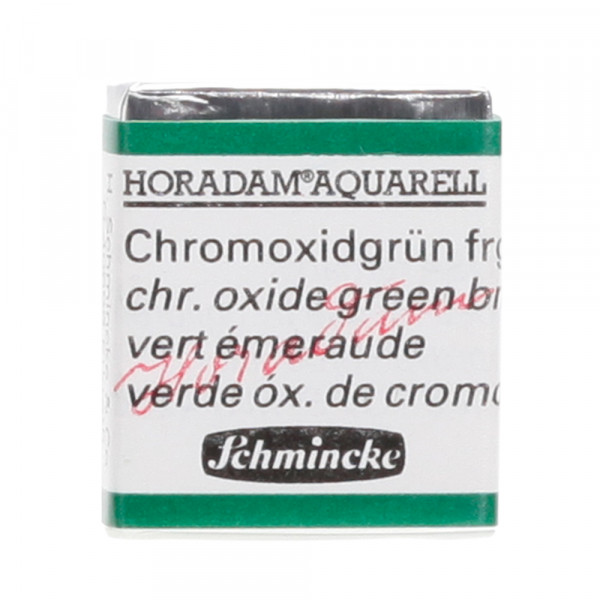 Peinture aquarelle Horadam demi-godet extra-fine 511 - Vert émeraude