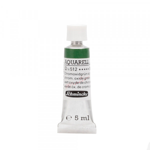 Peinture aquarelle Horadam 5 ml extra-fine 512 - Vert oxyde de chrome