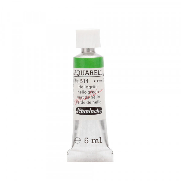 Peinture aquarelle Horadam 5 ml extra-fine 514 - Vert d'hélio