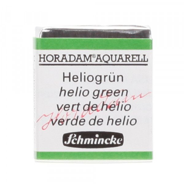 Peinture aquarelle Horadam demi-godet extra-fine 514 - Vert d'hélio