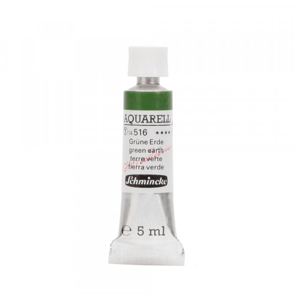 Peinture aquarelle Horadam 5 ml extra-fine 516 - Terre verte