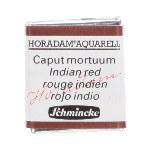 Peinture aquarelle Horadam demi-godet extra-fine 645 - Rouge indien