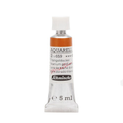 Peinture aquarelle Horadam 5 ml extra-fine 659 - Ocre de titane doré