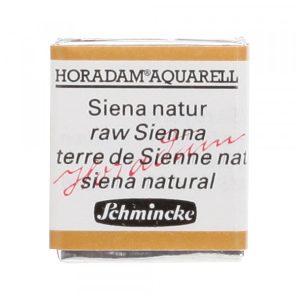 Peinture aquarelle Horadam demi-godet extra-fine 660 - Terre de Sienne naturelle