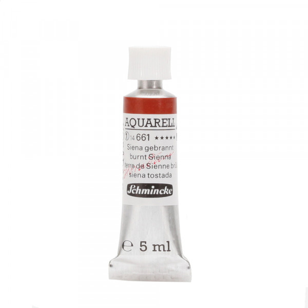 Peinture aquarelle Horadam 5 ml extra-fine 661 - Terre de Sienne brûlée