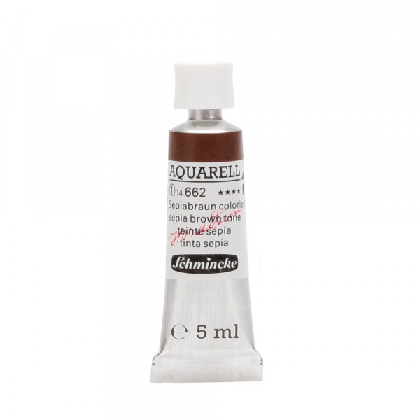 Peinture aquarelle Horadam 5 ml extra-fine 662 - Teinte sépia